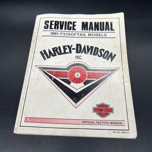 1991 Harley-Davidson Service Manual Catalog Softail FX Official Factory Manual